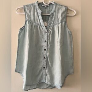 Workshop Republic Clothing Women’s sleeveless bottom down tunic size Small